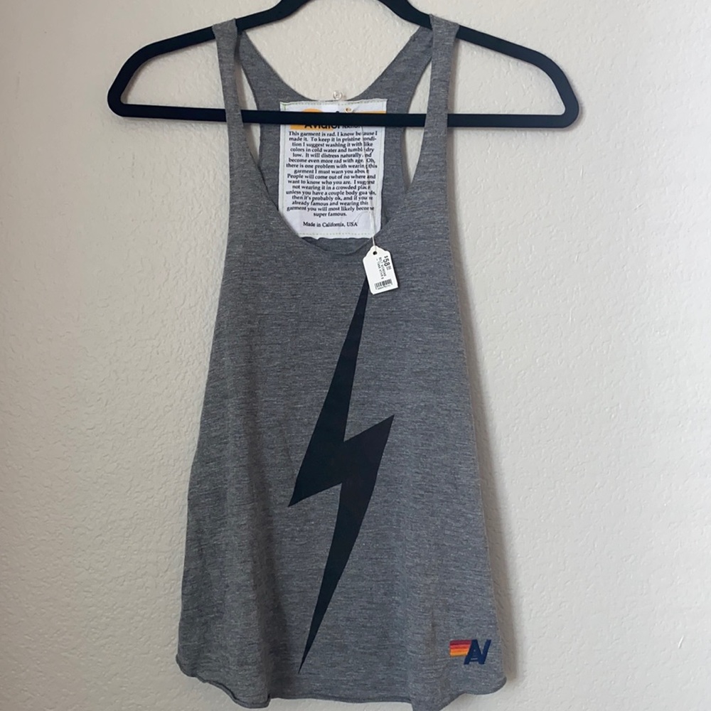 Aviator Nation bolt tank top size small NWT
